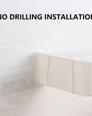 Kitchen Wall-mounted Adhesive Storage Rack Multifunctional - Problems Solved