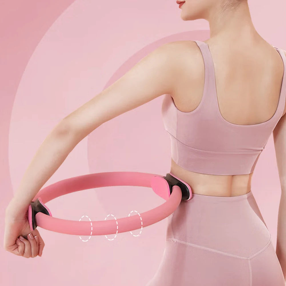 Pilates Ring Fitness Ring Portable Fitness Circle Flexible Resistance - Problems Solved