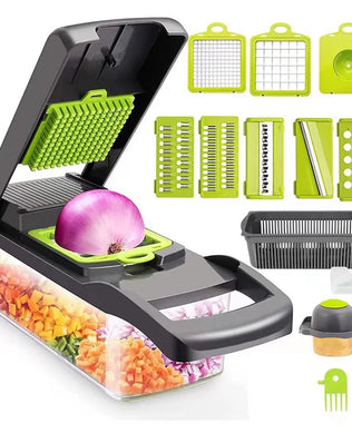 Kitchen artifact, vegetable cutting artifact, multifunctional slicer, slicer, slicer, kitchen utensil - Problems Solved