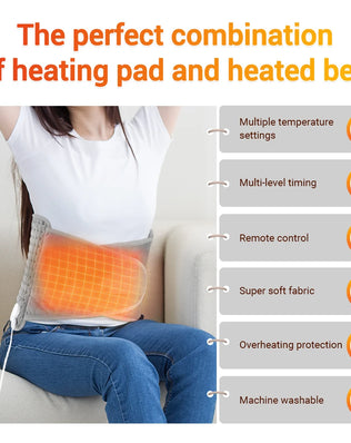 Electric Heating Pad Physiotherapy Thermal Blanket Temperature Control Hot Compress Waist Back Body Hand Winter Warmer - Problems Solved