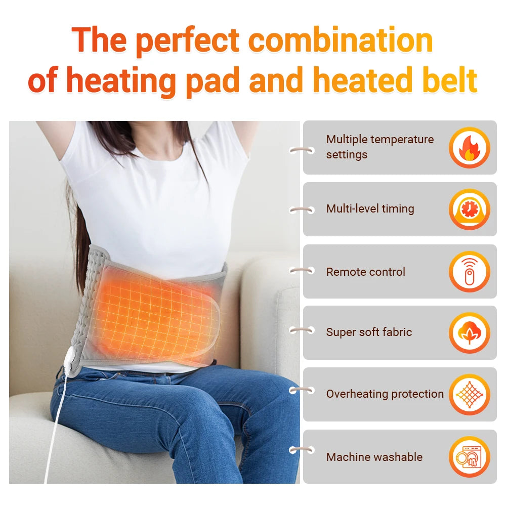 Electric Heating Pad Physiotherapy Thermal Blanket Temperature Control Hot Compress Waist Back Body Hand Winter Warmer - Problems Solved