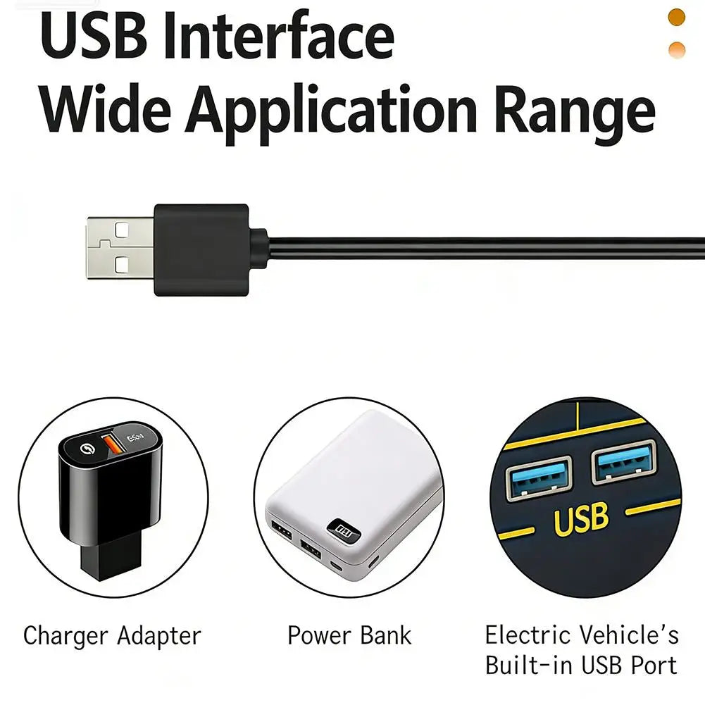 Heated Grips Cover for Motorcycle, 5V Handlebar Heater Motorcycle Heated Grips USB Power Waterproof ATV Heated Handlebar Warmers - Problems Solved