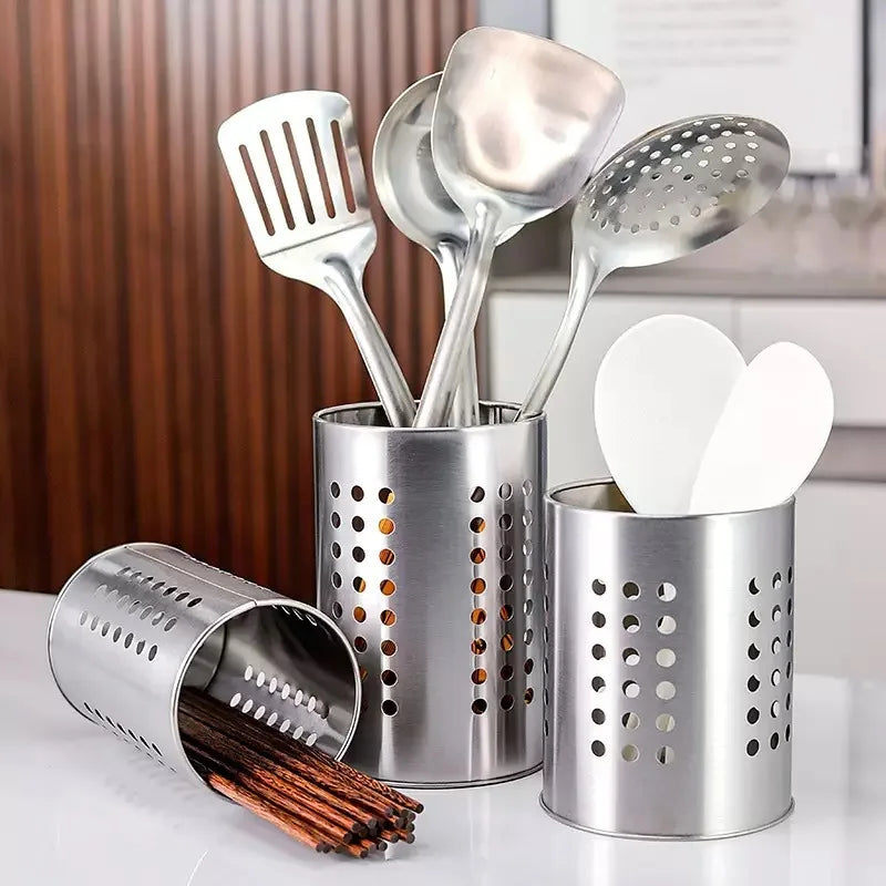 2PCS Kitchen Utensil Holder  for Spatulas Ladles and Chopsticks - Problems Solved
