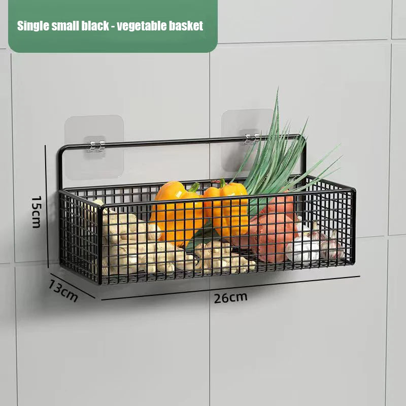 Wall-Mounted Multifunctional Storage Rack Bathroom Organizer No-Punch Toiletries Shelf Space Saving for Kitchens And Bathrooms - Problems Solved
