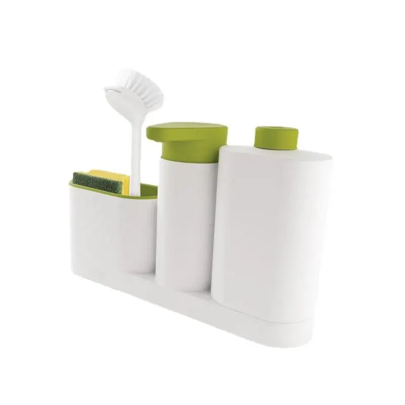 Bathroom Storage Rack For Cleaning Rack Washing Sponge Brush Sink Detergent Soap Dispenser Bottle Kitchen Organizer Gadgets - Problems Solved