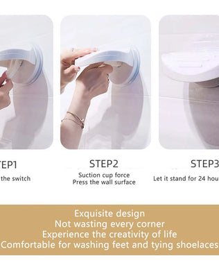 Bathroom Shower Foot Mat Lightweight Home Accessories Foot Rest Suitable for Cutting Nails Brushing Shoes Pedal Bath Rug Safety - Problems Solved