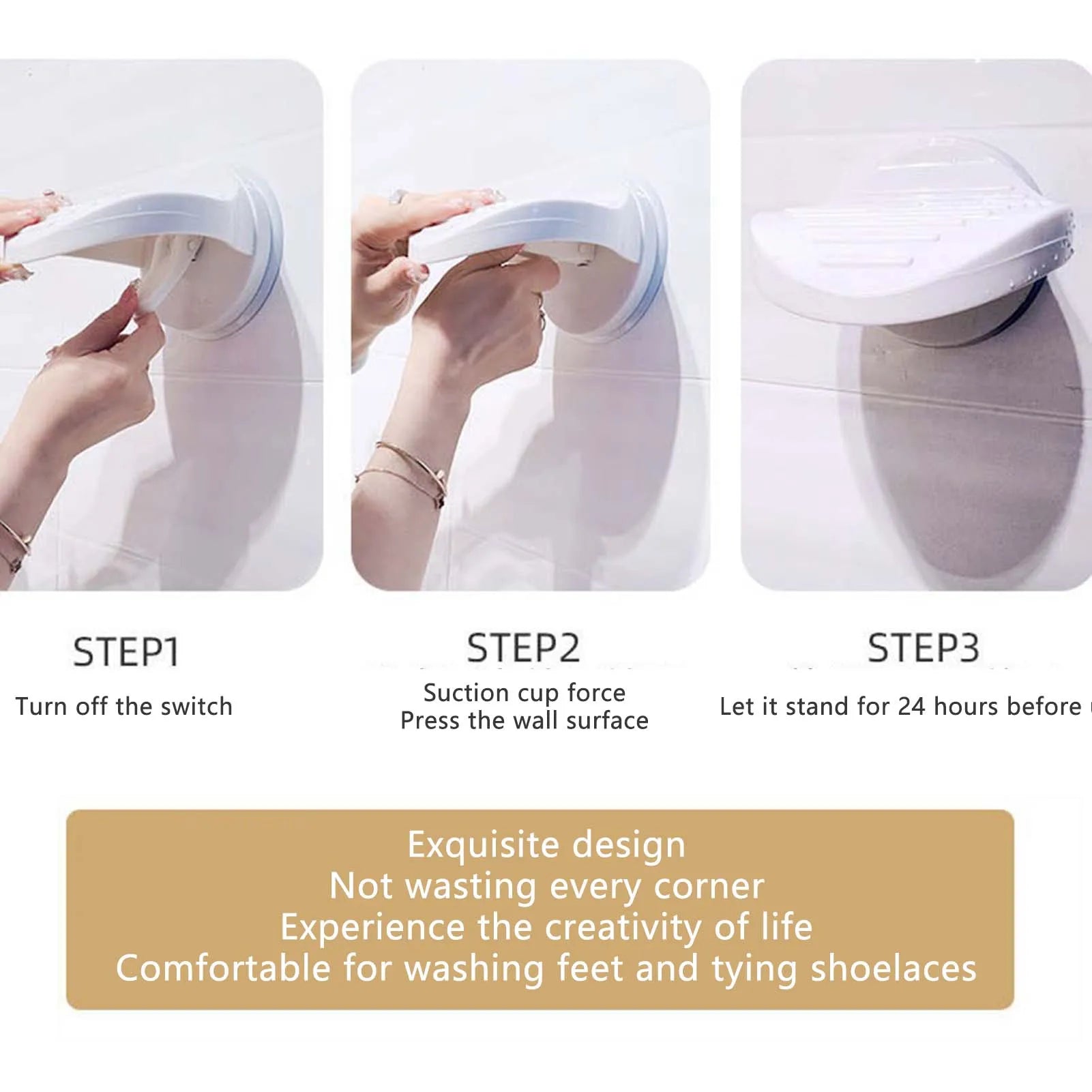 Bathroom Shower Foot Mat Lightweight Home Accessories Foot Rest Suitable for Cutting Nails Brushing Shoes Pedal Bath Rug Safety - Problems Solved