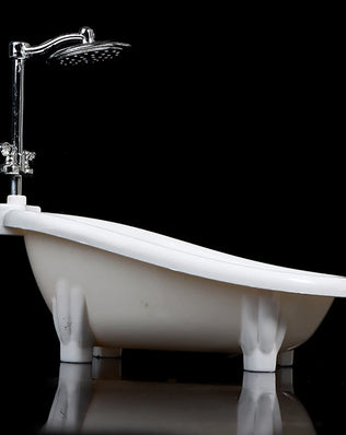 1/6 Dollhouse Miniatures Bathtub Furniture Bathroom Accessories For Doll House Decor Kids Pretend Toys Gift - Problems Solved