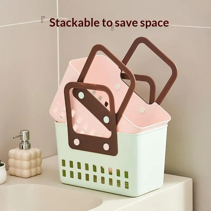Home Bathroom Shower Basket Hand-Held Shower Basket Bathroom Shower Supplies Storage Basket - Problems Solved