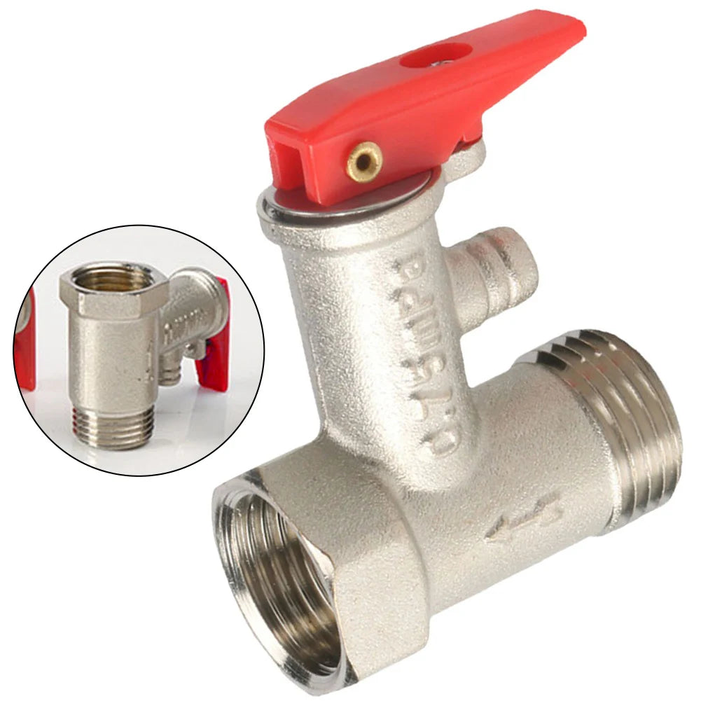 Pressure Relief Reducing Valve 0.7mpa Brass DN15 Electric Water Heater System Prevent Water Backflow Brand New - Problems Solved