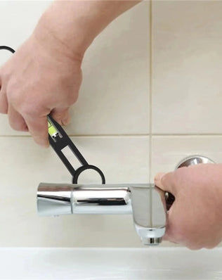Bathroom Kitchen Accessories Bath Tap Turn Ranging Installation Maintenance Tool Mix Water Valve Curved Foot Level Shower Faucet - Problems Solved