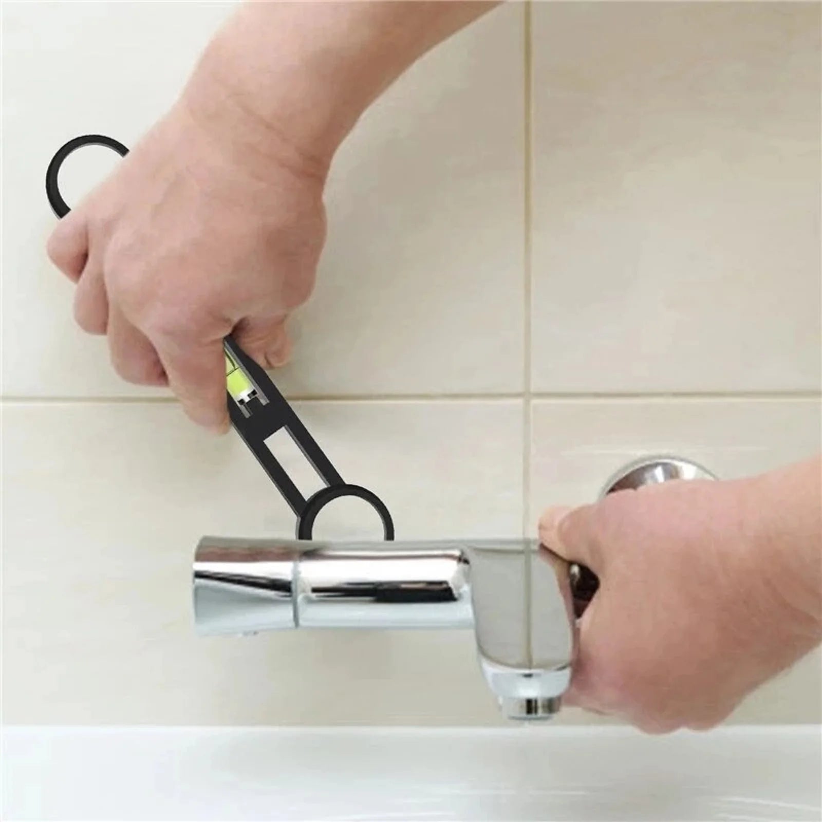 Bathroom Kitchen Accessories Bath Tap Turn Ranging Installation Maintenance Tool Mix Water Valve Curved Foot Level Shower Faucet - Problems Solved