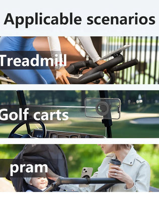 Magnetic Hand Strap MagSafe Phone Mount for Fitness Equipment, Strong Magnet Fit iPhone 16/15/14 & Android, Hands-Free Holder - Problems Solved