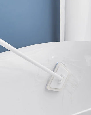 Problems Solved bathroom sponge cleaning brush with long handle, multi-functional tool for easy scrubbing and hygiene.