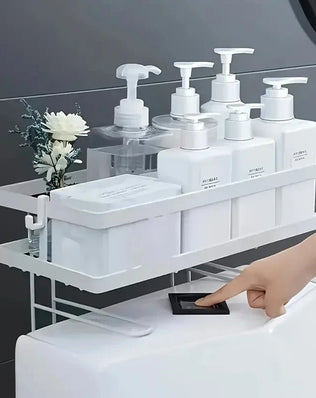 Bathroom Over The Toilet Storage Shelf Bathroom Storage Organizer - Problems Solved