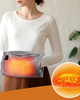 USB Charging Electric Heater Soft Crystal Hand Warmer Hot Water Bottle Heater Bag Hand Muffs for Women Men, Relief Winter Cold - Problems Solved