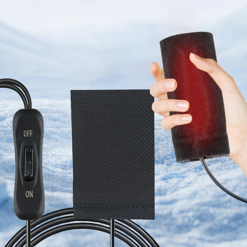 Motorcycle Heated Grips Handlebars Cover 3 Gear Adjustable USB Electric Handlebars Heater Hot Grip Winter Warming Accessories - Problems Solved