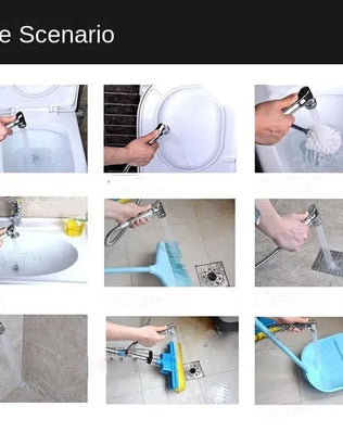 Handheld Water Toilet Bidet Sprayer Flexible Spring Shower head Hose tube Telephone Line soft Hoses bathroom Accessories - Problems Solved