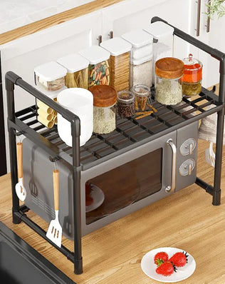 Kitchen Storage Rack Microwave Shelf Condiment Organizer Shelf - Problems Solved