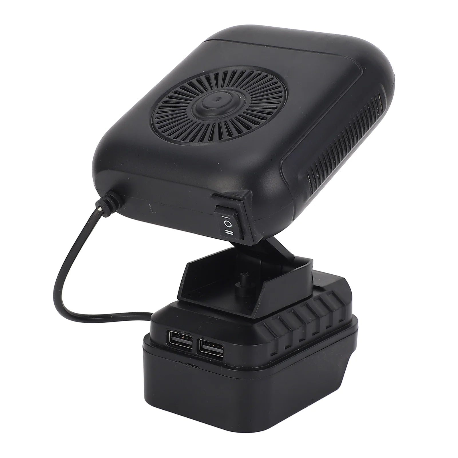 Electric Small Heater Fast Heating 90 Degree  Portable Low Noise Battery Heater 2 Temperatures for Office Dorm Home Car - Problems Solved