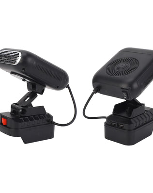 Electric Small Heater Fast Heating 90 Degree  Portable Low Noise Battery Heater 2 Temperatures for Office Dorm Home Car - Problems Solved
