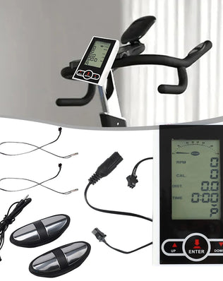 Gym Bike Elliptical Machine Trainer Display Speedometer Exercise Bike Monitor Speedometer Stationary Fitness Bike Equipment Acce - Problems Solved