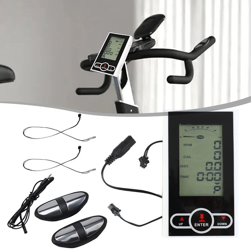 Gym Bike Elliptical Machine Trainer Display Speedometer Exercise Bike Monitor Speedometer Stationary Fitness Bike Equipment Acce - Problems Solved