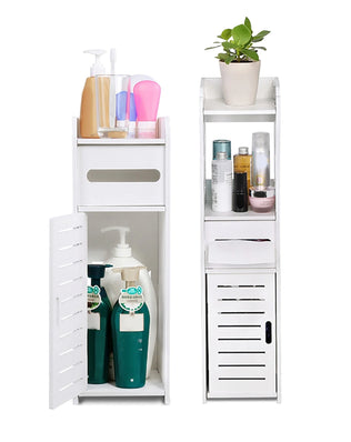 Bathroom Cabinet White Wooden Bathroom Cabinet Toilet Storage Shelf  Organizer Toilet Cabinet Wooden Bathroom Cabinet - Problems Solved