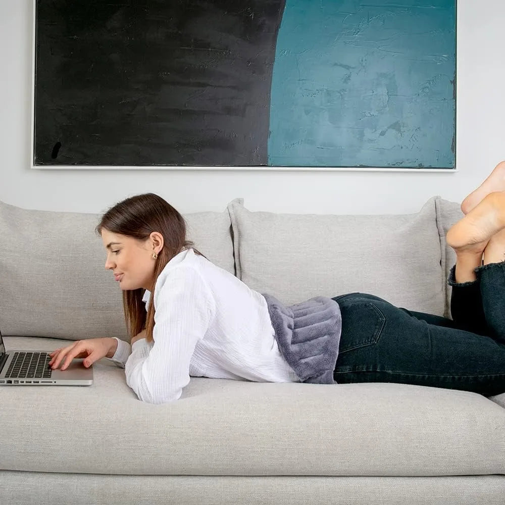 Pain Relief Heating Pad Microwave Hot Wrap Belt Double Sided Fleece for Neck Shoulder Back Soothing Muscle Ache Home Use - Problems Solved