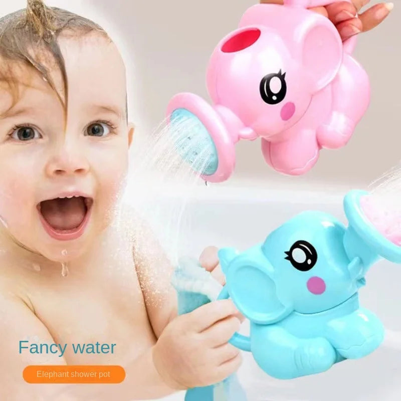 Bath Toy Plastic Kettle Bath Shower Tool Baby Bathroom Toy Elephant Watering Pot Bath Toy for Children Summer Bath Sprinkler - Problems Solved