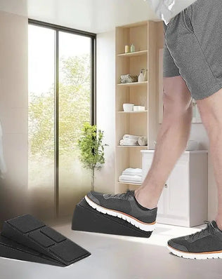 Durable 3-In-One Fitness Gear - Leg Stretcher, Squat Foam Wedge, Calf Raise Slant Board, Easy to Install Yoga Wedge Accessory - Problems Solved