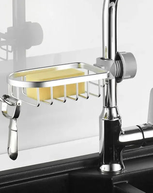 Bathroom Shelf Black Shower Storage Basket Storage Rack Adjustable Faucet - Problems Solved