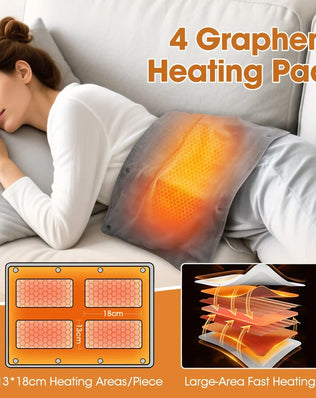 USB Charging Electric Heater Soft Crystal Hand Warmer Hot Water Bottle Heater Bag Hand Muffs for Women Men, Relief Winter Cold - Problems Solved