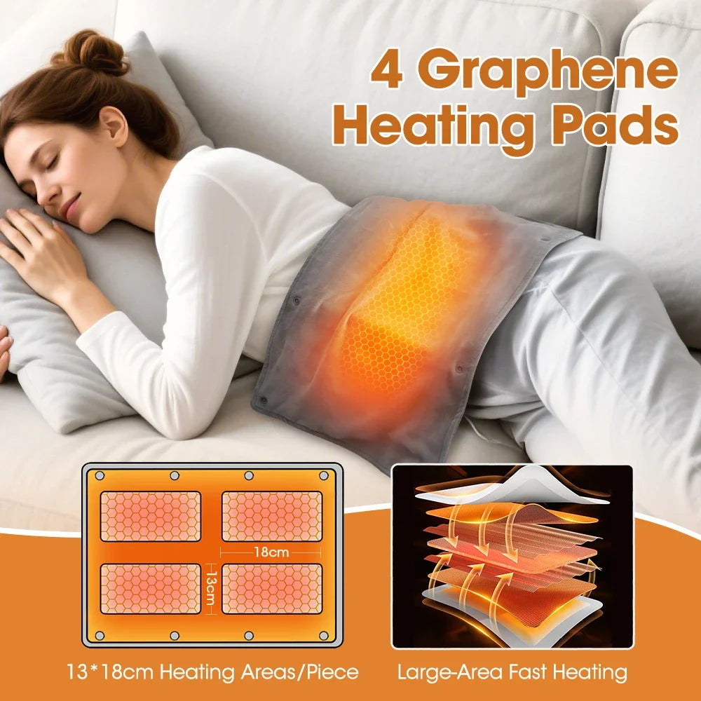 USB Charging Electric Heater Soft Crystal Hand Warmer Hot Water Bottle Heater Bag Hand Muffs for Women Men, Relief Winter Cold - Problems Solved