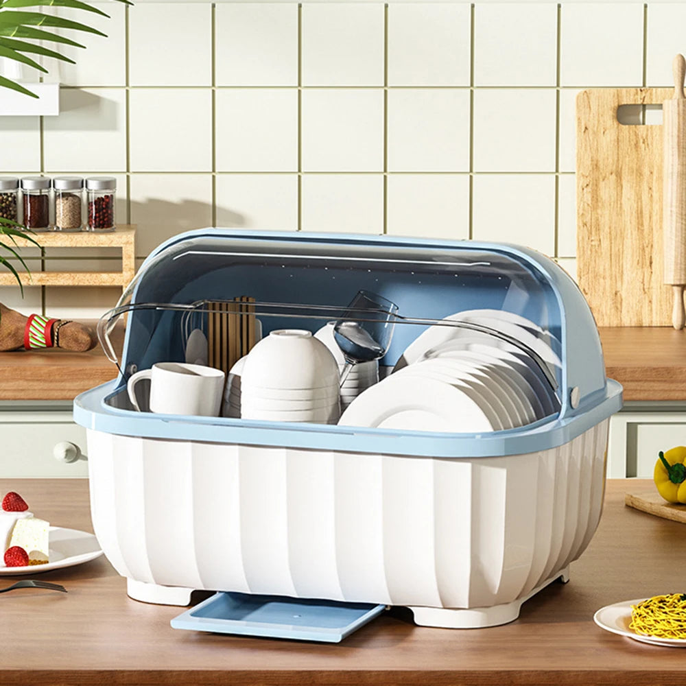 Kitchen Drain Cabinet With Lid, Bowl Box For Storing Dishes - Problems Solved