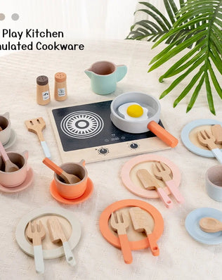 Kitchen play set toys, pretend cooking utensils, kids have a blast - Problems Solved