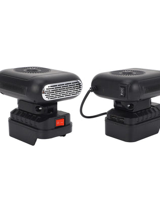 Electric Small Heater Fast Heating 90 Degree  Portable Low Noise Battery Heater 2 Temperatures for Office Dorm Home Car - Problems Solved