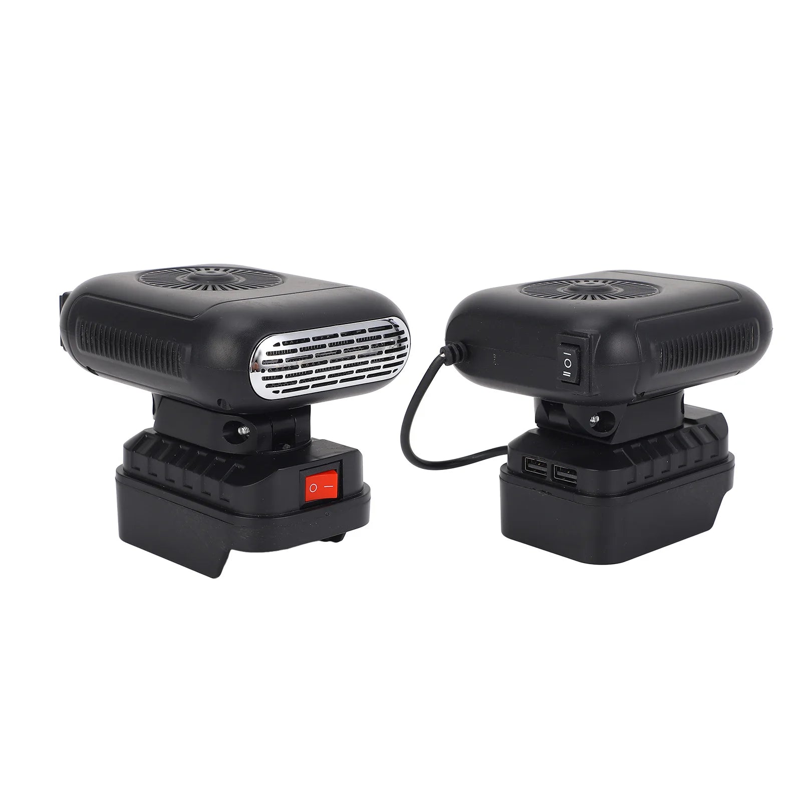 Electric Small Heater Fast Heating 90 Degree  Portable Low Noise Battery Heater 2 Temperatures for Office Dorm Home Car - Problems Solved