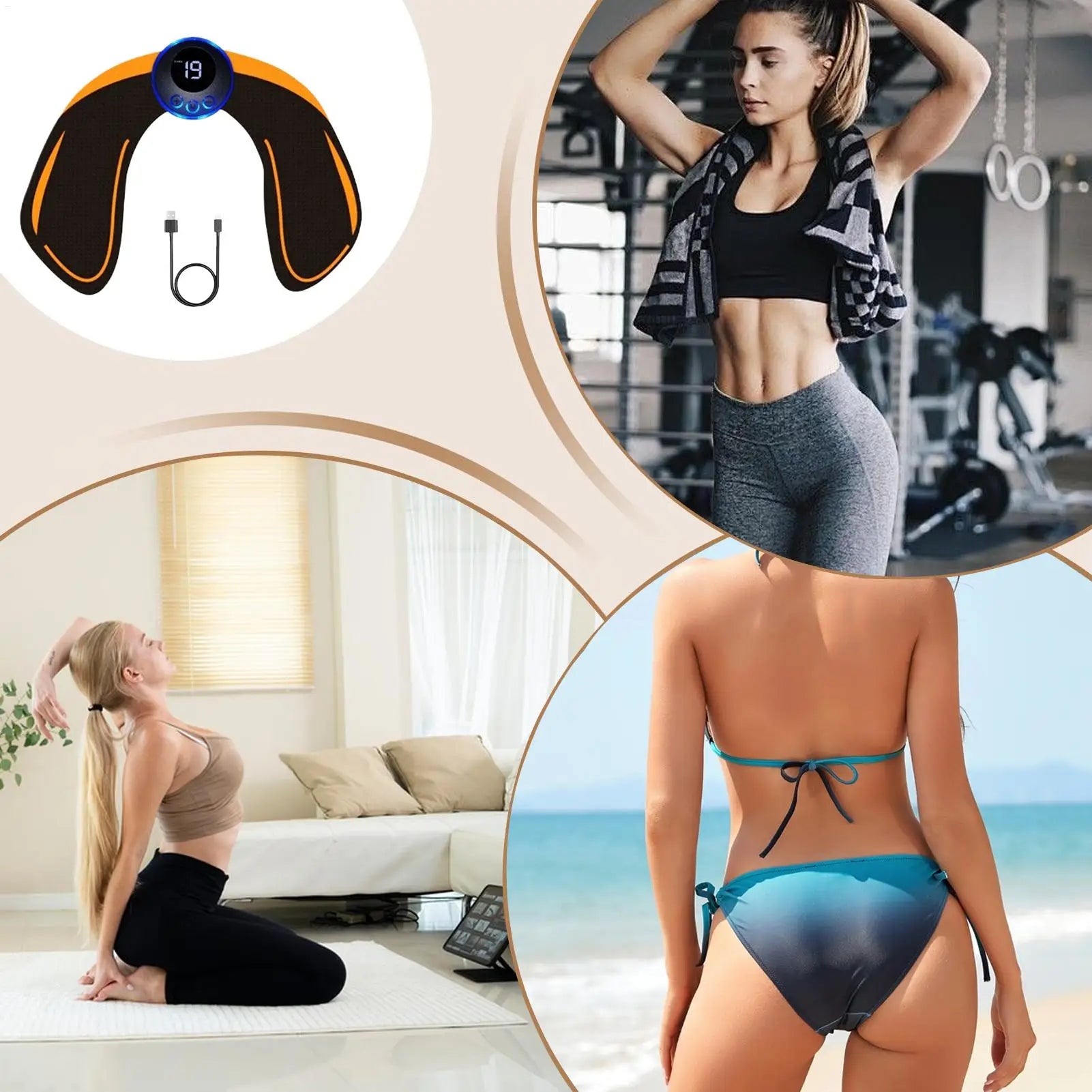 Flexible Fitness Equipment Hips Massager Device Shaping Glute - Problems Solved