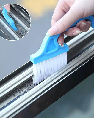 2 In 1 Windows Gap Household Cleaning Brush Flat Mouthed Shovel Useful Things For Kitchen Bathroom Toilet Tools Home Supplies - Problems Solved