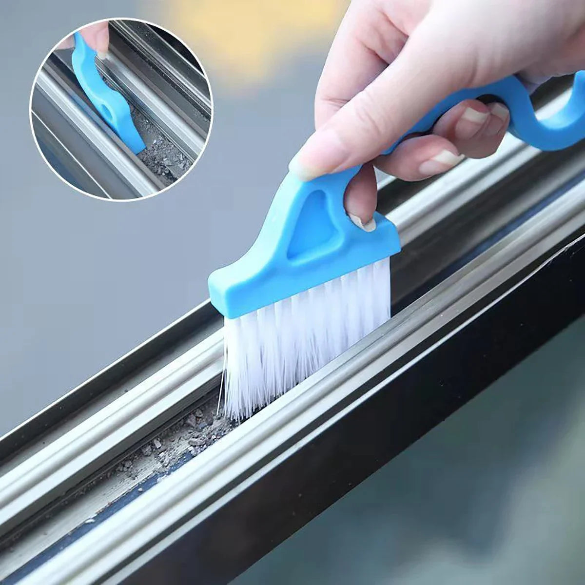 2 In 1 Windows Gap Household Cleaning Brush Flat Mouthed Shovel Useful Things For Kitchen Bathroom Toilet Tools Home Supplies - Problems Solved