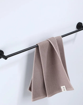 Bathroom Hardware Black Robe Hook Towel Rail Bar Rack Bar Shelf Tissue Paper Holder