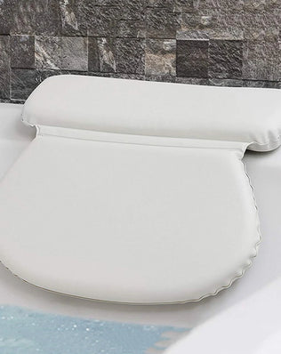 Luxury Bathroom Accessories for Men and Women, Bathtub Decoration, Essential Bathroom Items: Non-Slip Waterproof Pillow with Strong Suction Cups, Hot Tub Neck Support, Bathtub Spa Pillow, Oval Shape - Problems Solved