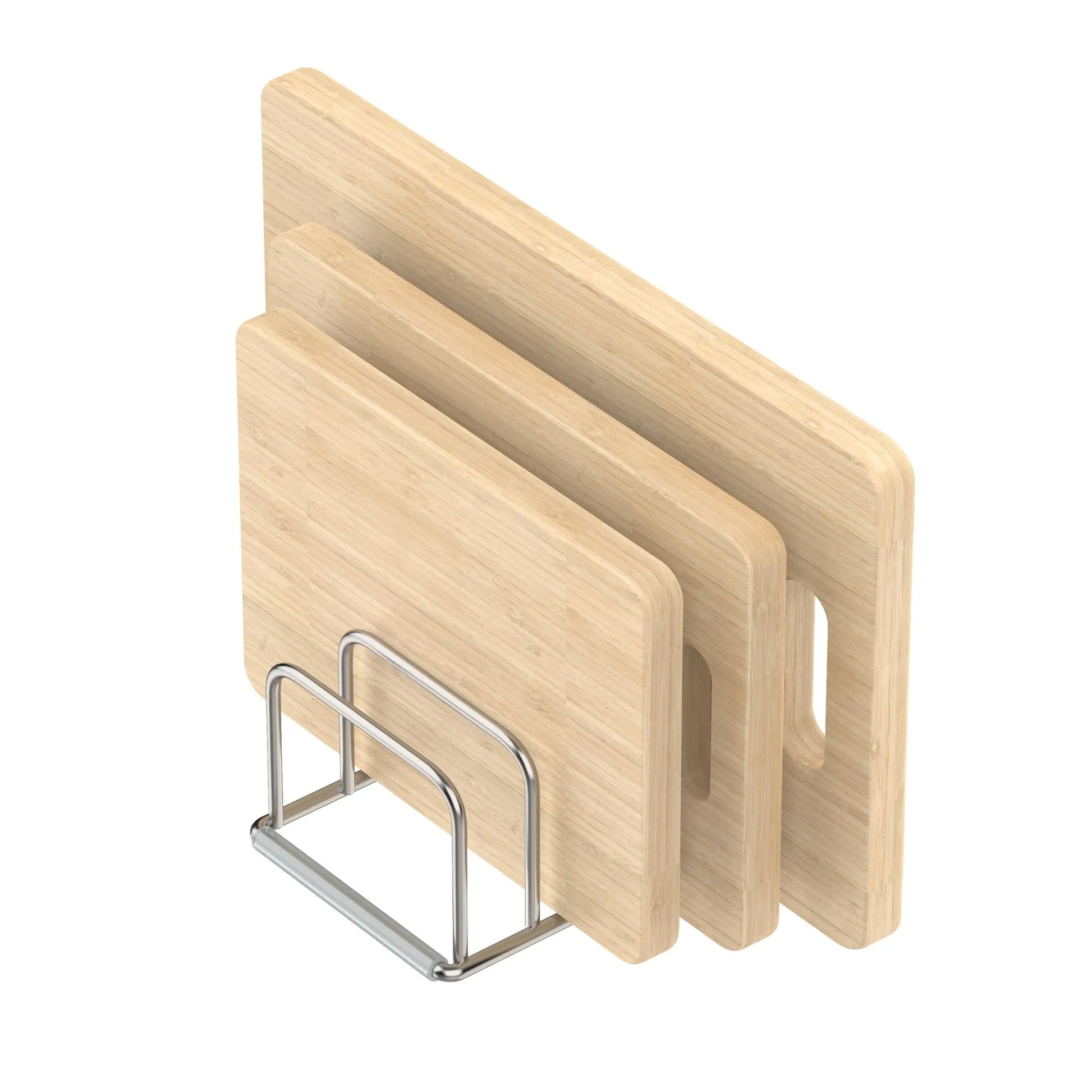 Kitchen Cabinet Organizer, Steel Cookware Holder, Divided Holder - Problems Solved