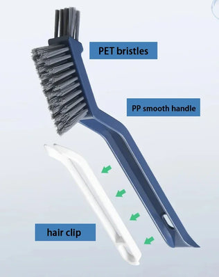 Effective Cleaning Brush for Corners and Gaps - 2-in-1 - Problems Solved