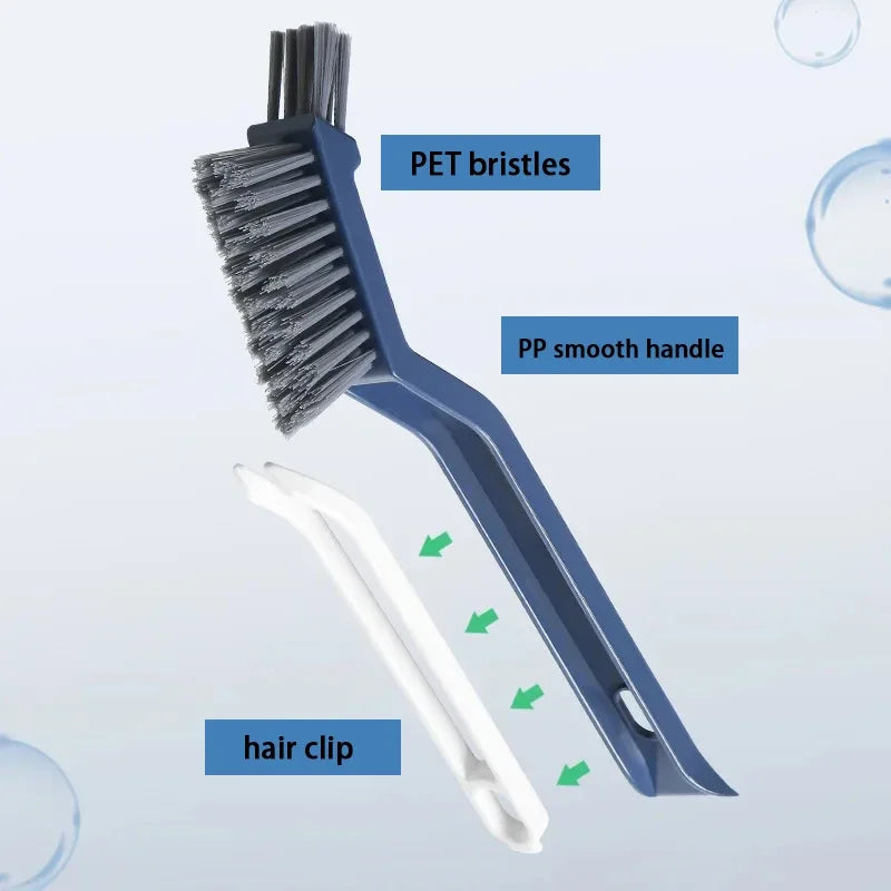Effective Cleaning Brush for Corners and Gaps - 2-in-1 - Problems Solved