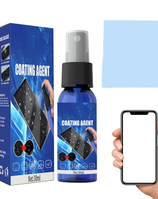 Screen Cleaner Spray Electronic Cleaning Kit Monitor Cleaner For Smart TVs Monitors & Cars Laptop Cleaner 30ml + Cleaning Cloth - Problems Solved