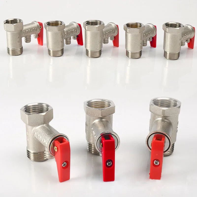 Pressure Relief Reducing Valve 0.7mpa Brass DN15 Electric Water Heater System Prevent Water Backflow Brand New - Problems Solved