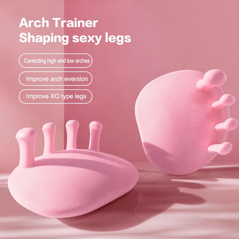 Set of 2 Leg Fitness Trainers for Arch Feet, Toe Splints for Thumb Valgus Correction and Buttock Training - Problems Solved