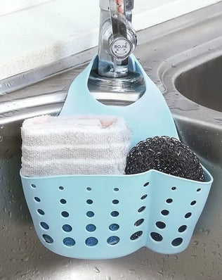 Home Storage Drain Basket Kitchen Sink Holder Adjustable Soap Sponge Shlf Drainer Organizer Gadget Bathroom Accessories - Problems Solved
